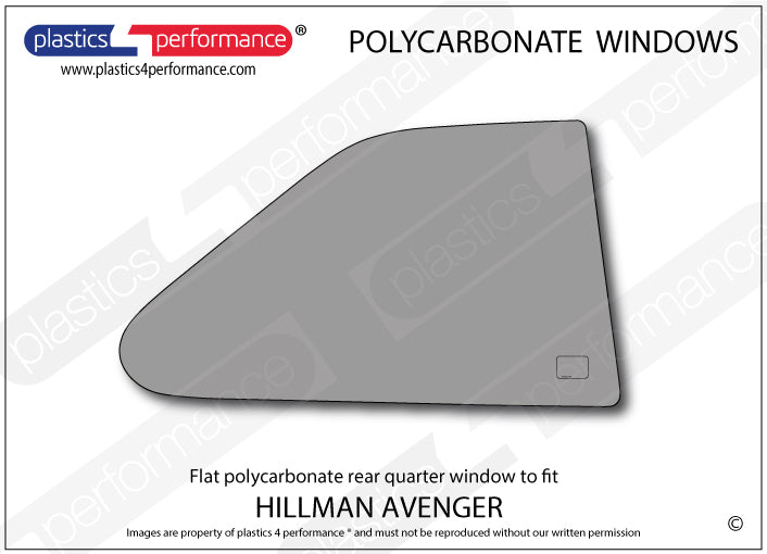 Vetri in Policarbonato per Hillman Avenger