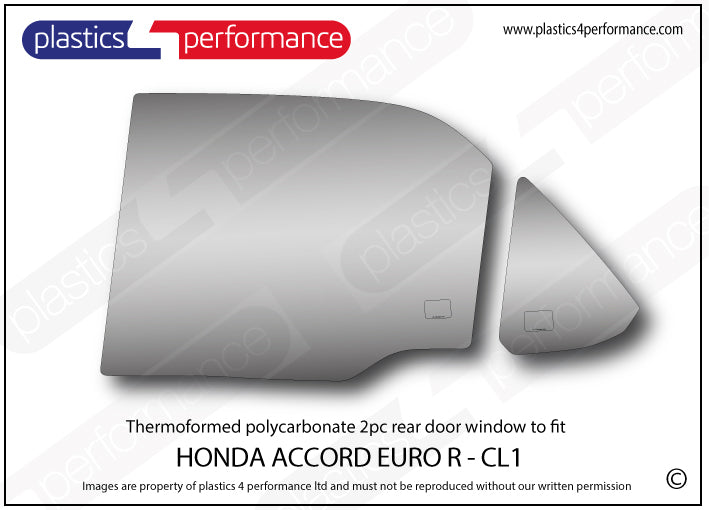 Vetri in Policarbonato per Honda Accord Euro R CL1