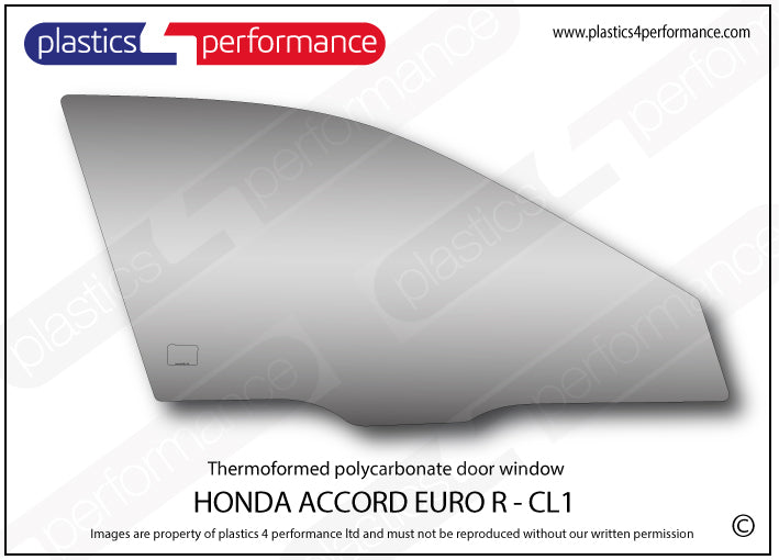 Vetri in Policarbonato per Honda Accord Euro R CL1