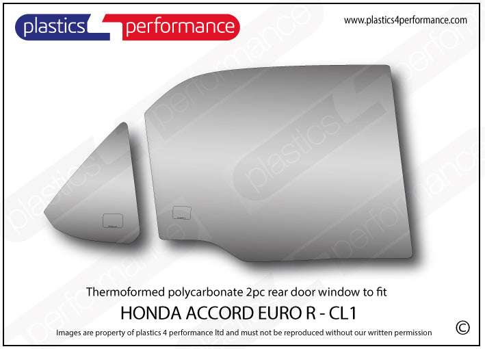 Carica immagine in Galleria Viewer, Vetri in Policarbonato per Honda Accord Euro R CL1
