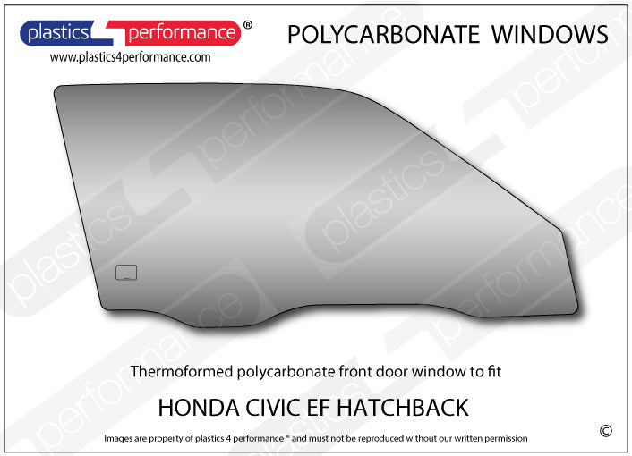 Carica immagine in Galleria Viewer, Vetri in Policarbonato per Honda Civic EC / ED / EE 3 Porte
