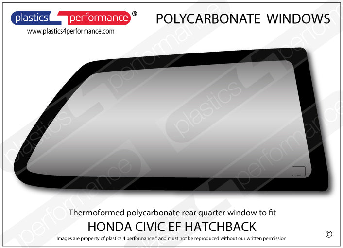 Carica immagine in Galleria Viewer, Vetri in Policarbonato per Honda Civic EC / ED / EE 3 Porte

