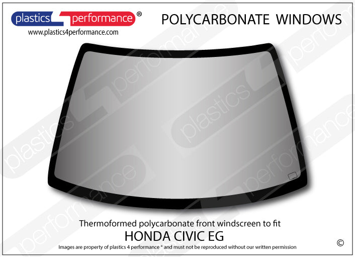 Vetri in Policarbonato per Honda Civic EG 3 Porte