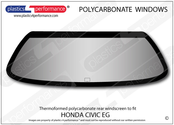 Vetri in Policarbonato per Honda Civic EG 3 Porte
