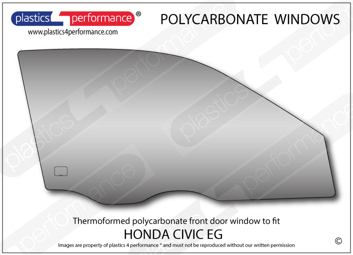 Vetri in Policarbonato per Honda Civic EG 3 Porte