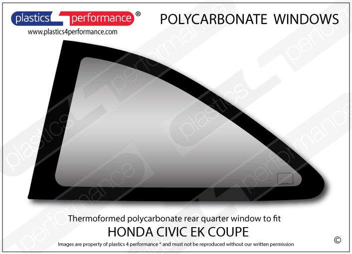 Vetri in Policarbonato per Honda Civic EJ Coupé (EK)