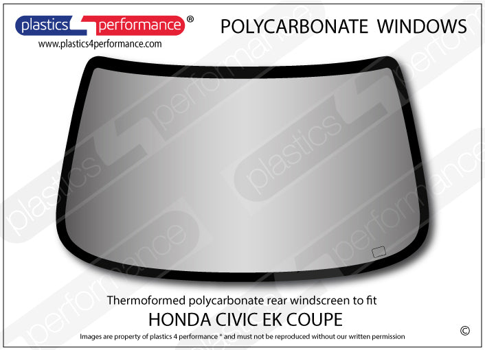 Carica immagine in Galleria Viewer, Vetri in Policarbonato per Honda Civic EJ Coupé (EK)
