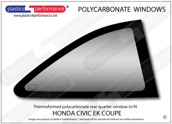 Carica immagine in Galleria Viewer, Vetri in Policarbonato per Honda Civic EJ Coupé (EK)
