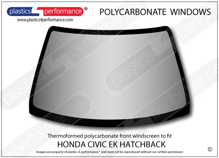 Vetri in Policarbonato per Honda Civic EK 3 Porte
