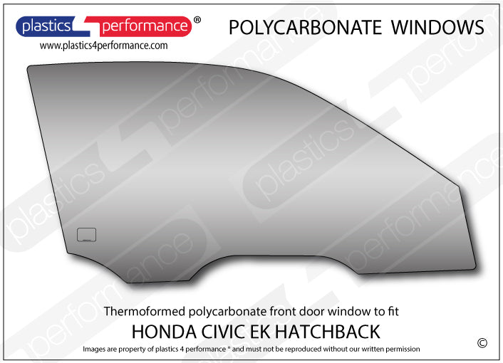 Vetri in Policarbonato per Honda Civic EK 3 Porte