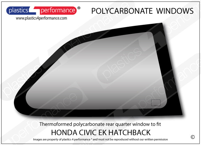 Carica immagine in Galleria Viewer, Vetri in Policarbonato per Honda Civic EK 3 Porte

