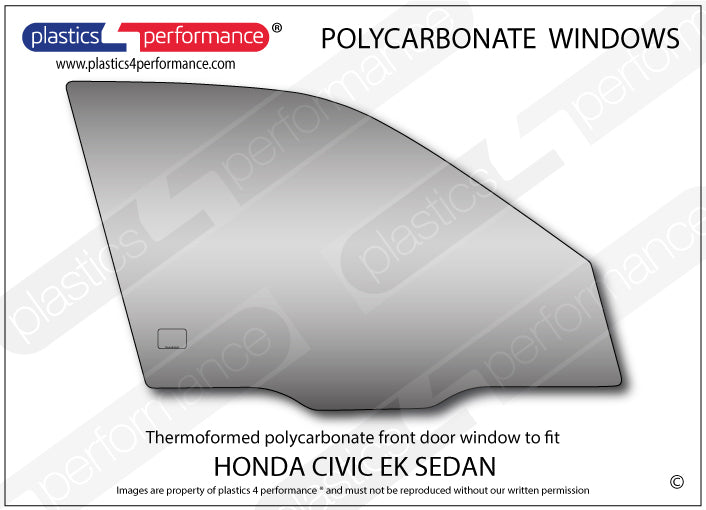 Vetri in Policarbonato per Honda Civic EK 4 Porte