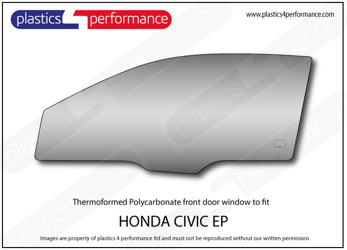 Vetri in Policarbonato per Honda Civic EP 3 Porte incluso Type R