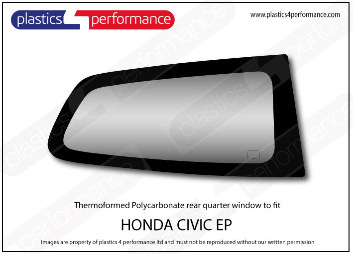 Vetri in Policarbonato per Honda Civic EP 3 Porte incluso Type R