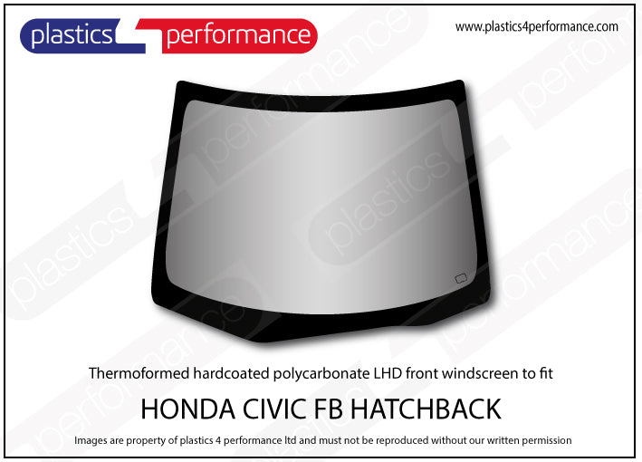 Carica immagine in Galleria Viewer, Vetri in Policarbonato per Honda Civic FB 5 Porte
