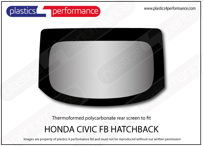 Vetri in Policarbonato per Honda Civic FB 5 Porte