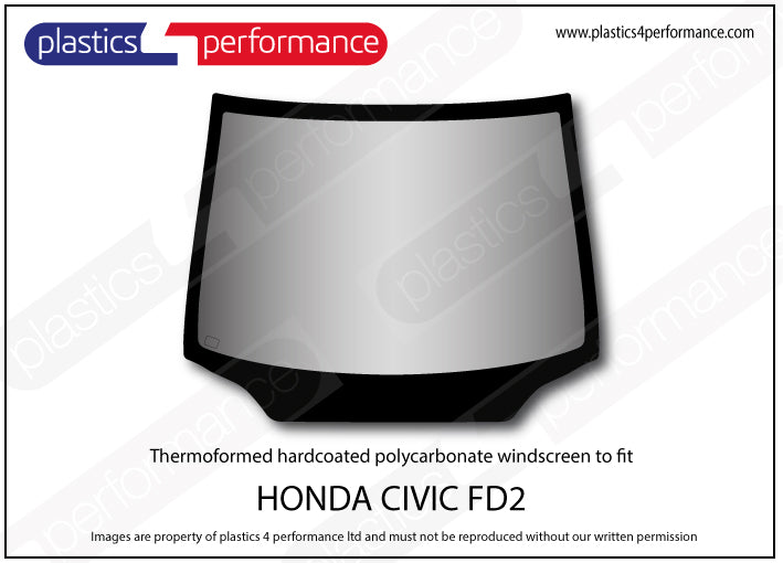 Vetri in Policarbonato per Honda Civic Type R FD2