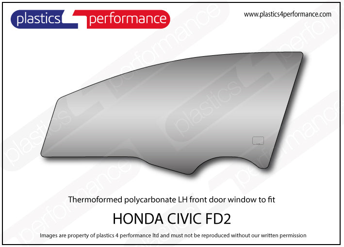 Vetri in Policarbonato per Honda Civic Type R FD2