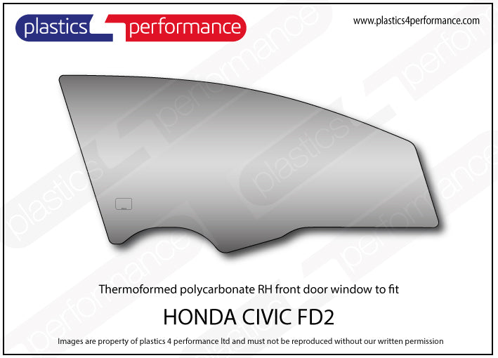 Carica immagine in Galleria Viewer, Vetri in Policarbonato per Honda Civic Type R FD2
