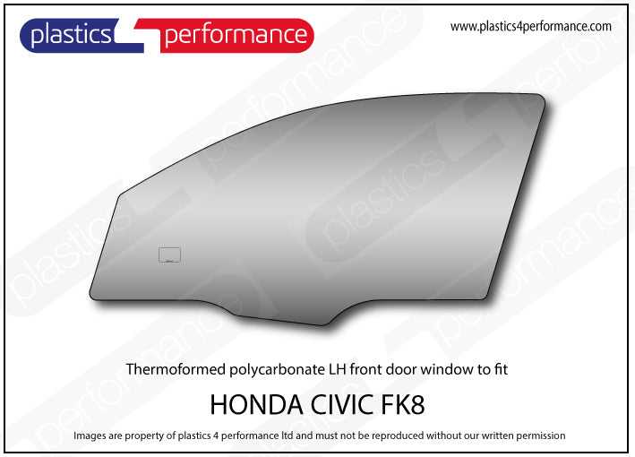 Carica immagine in Galleria Viewer, Vetri in Policarbonato per Honda Civic Type R FK8
