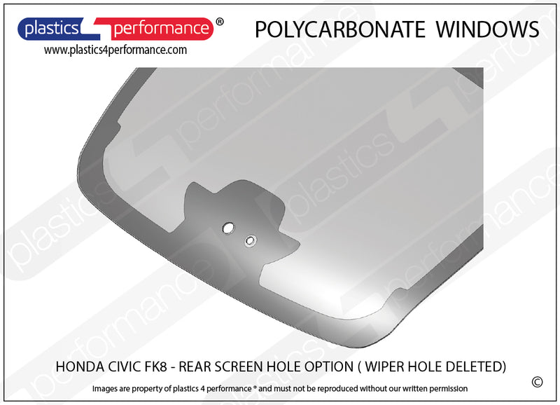 Carica immagine in Galleria Viewer, Vetri in Policarbonato per Honda Civic Type R FK8
