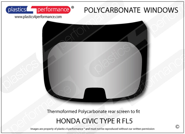 Carica immagine in Galleria Viewer, Vetri in Policarbonato per Honda Civic Type R FL5
