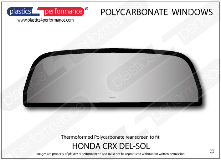 Vetri in Policarbonato per Honda CRX Del Sol