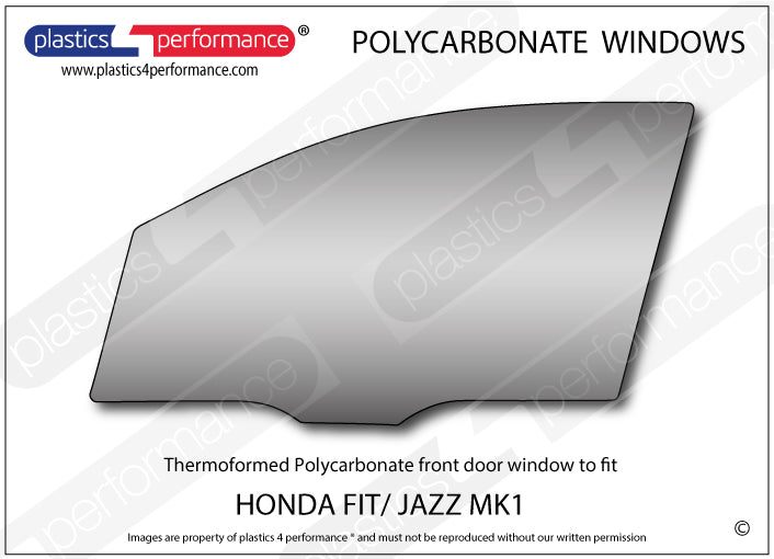 Carica immagine in Galleria Viewer, Vetri in Policarbonato per Honda Jazz GD / GE
