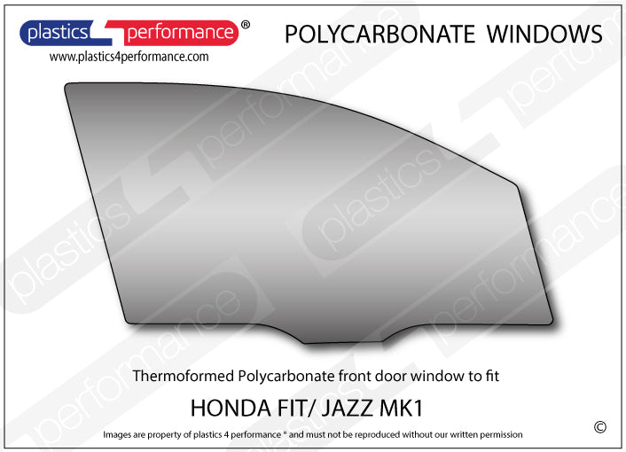 Vetri in Policarbonato per Honda Jazz GD / GE