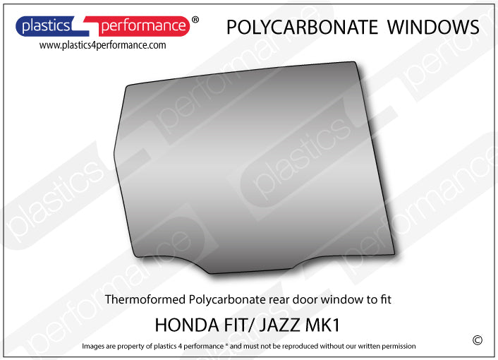 Vetri in Policarbonato per Honda Jazz GD / GE