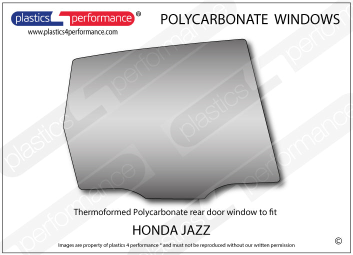 Carica immagine in Galleria Viewer, Vetri in Policarbonato per Honda Jazz GE / GG
