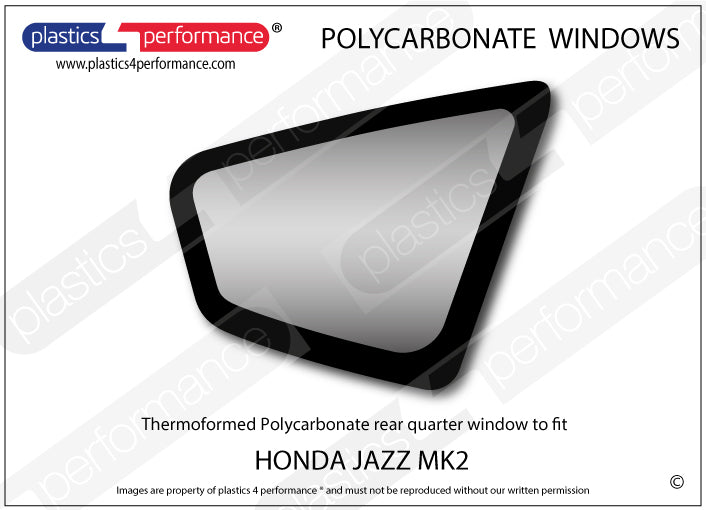 Carica immagine in Galleria Viewer, Vetri in Policarbonato per Honda Jazz GE / GG
