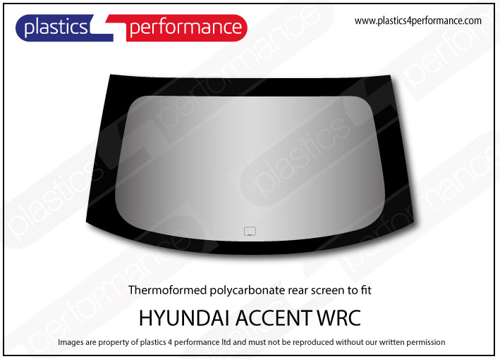 Vetri in Policarbonato per Hyundai Accent WRC