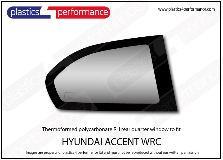 Carica immagine in Galleria Viewer, Vetri in Policarbonato per Hyundai Accent WRC
