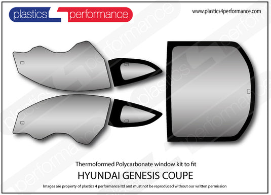 Vetri in Policarbonato per Hyundai Genesis Coupé