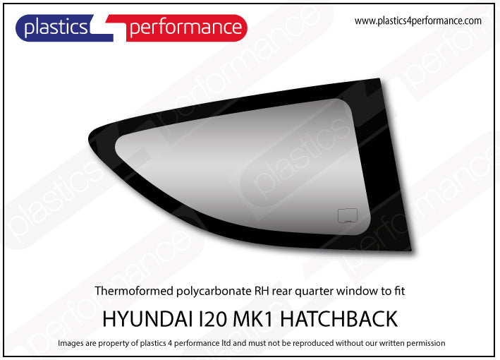 Vetri in Policarbonato per Hyundai i20 MK1