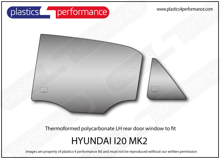 Vetri in Policarbonato per Hyundai i20 MK2