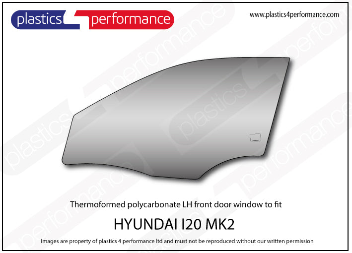 Vetri in Policarbonato per Hyundai i20 MK2