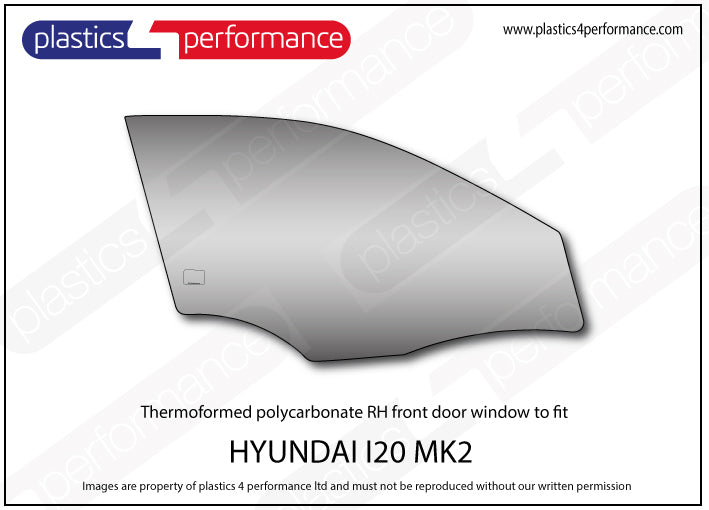 Vetri in Policarbonato per Hyundai i20 MK2