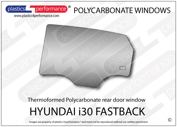 Vetri in Policarbonato per Hyundai i30 Fastback MK3 N Performance