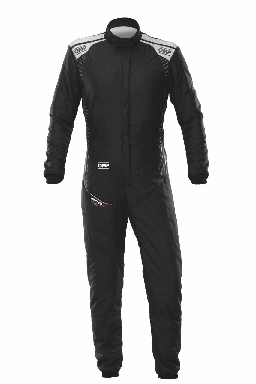Tuta OMP ONE-S AIR Nero / Argento (FIA)