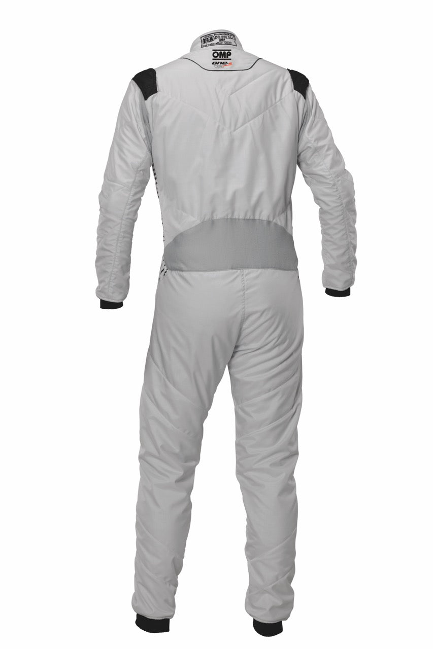 Tuta OMP ONE-S AIR Argento / Nero (FIA)