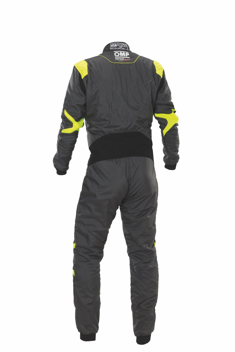 Carica immagine in Galleria Viewer, Tuta OMP ONE EVO AIR Antracite / Giallo Fluo (FIA)
