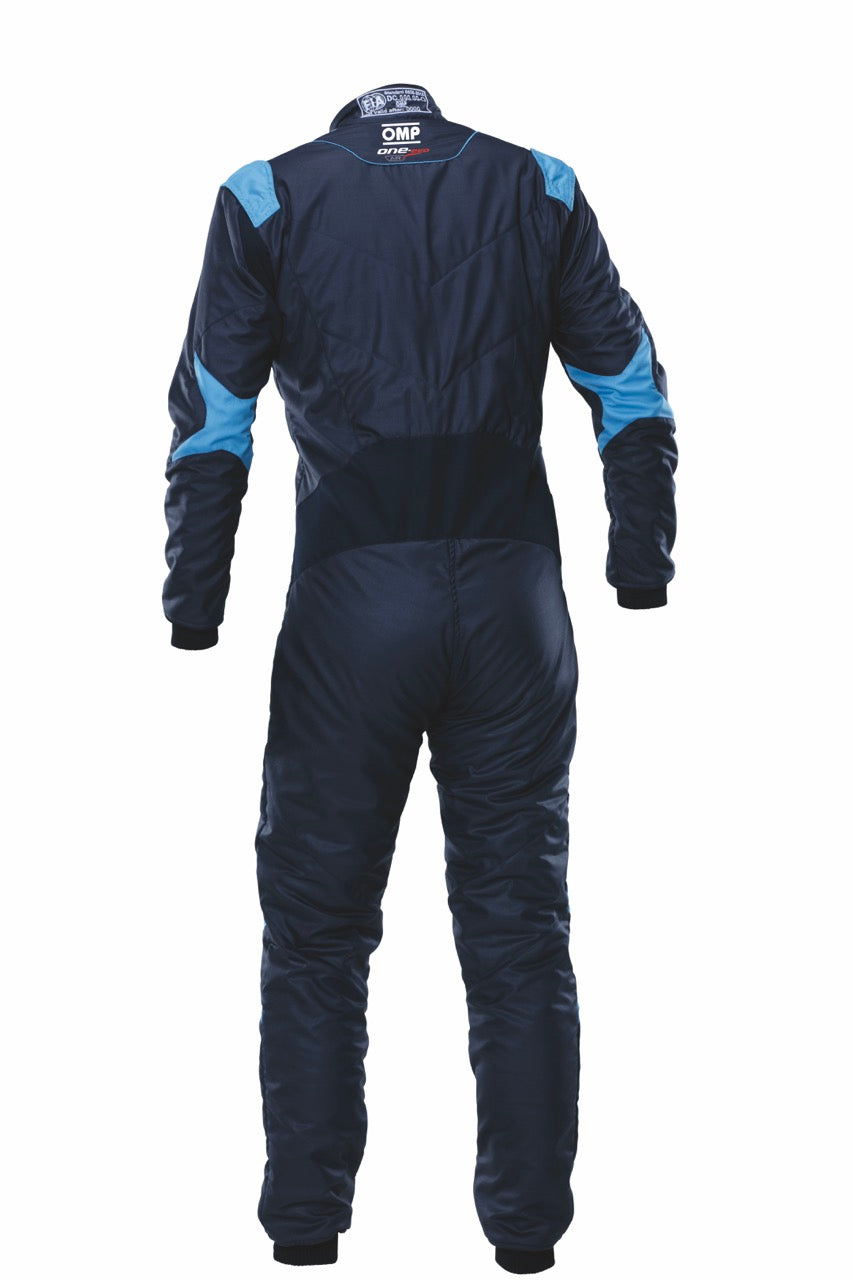 Tuta OMP ONE EVO AIR Blu Marine / Ciano (FIA)