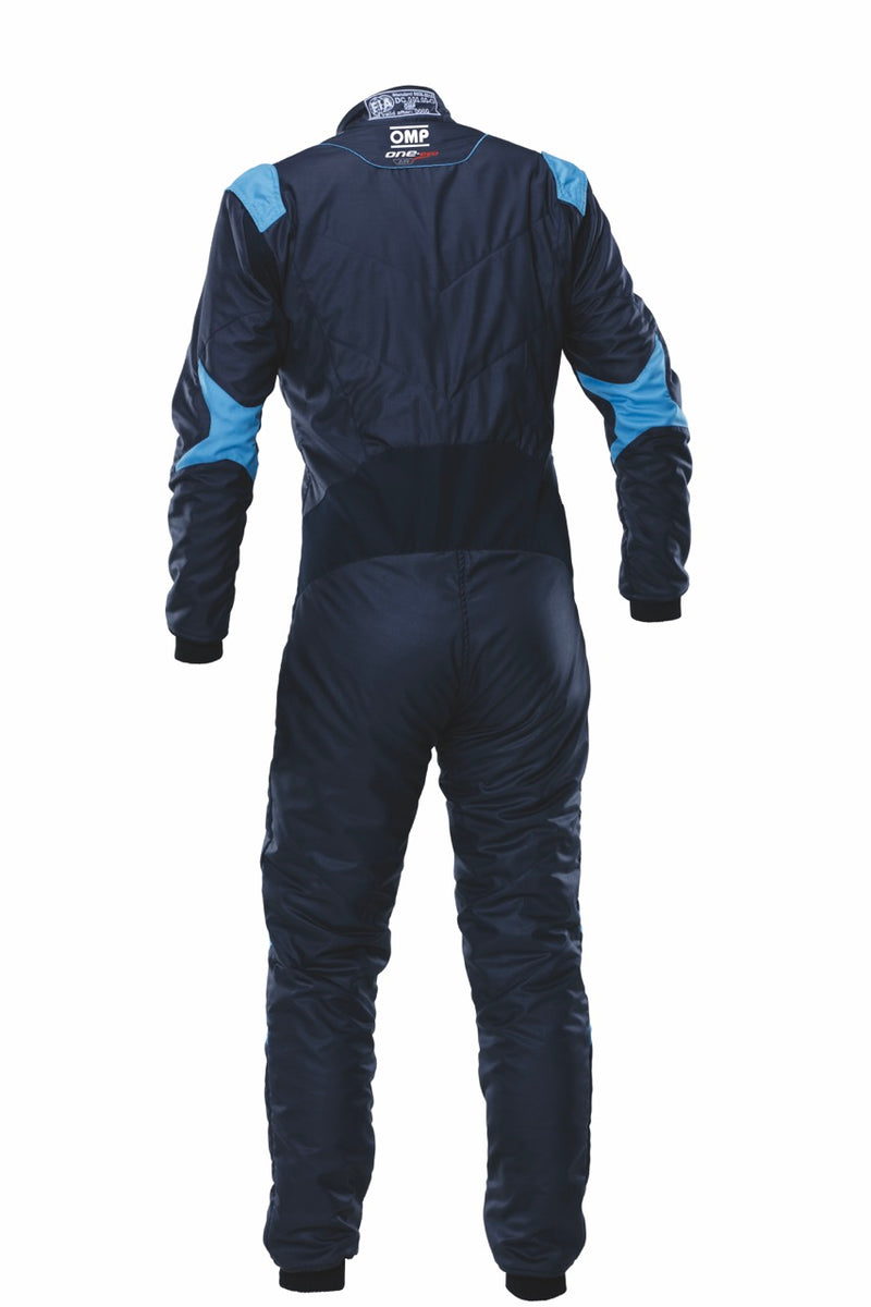 Carica immagine in Galleria Viewer, Tuta OMP ONE EVO AIR Blu Marine / Ciano (FIA)
