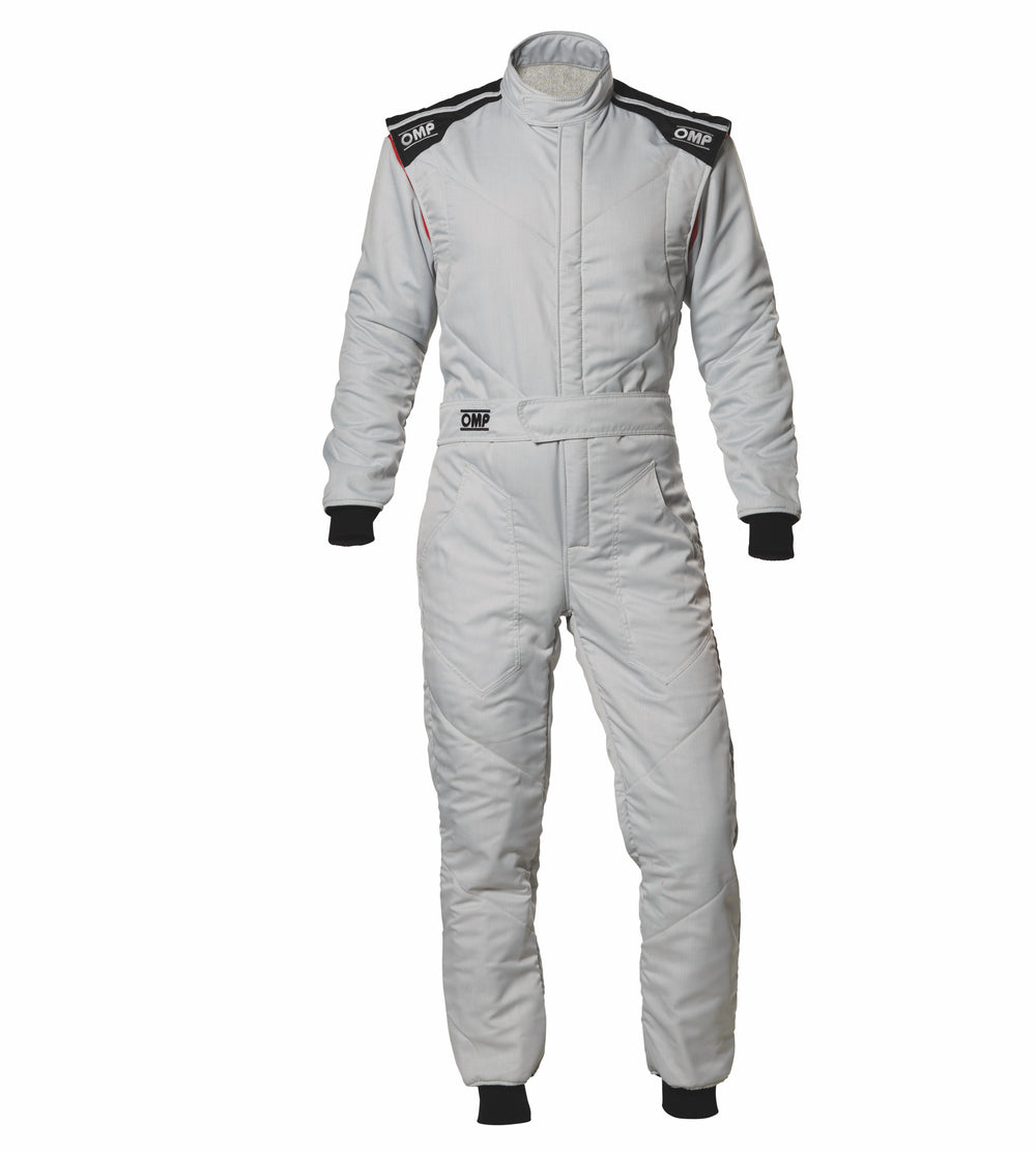 Tuta OMP First-S Grigio Argento (FIA 8856-2018)