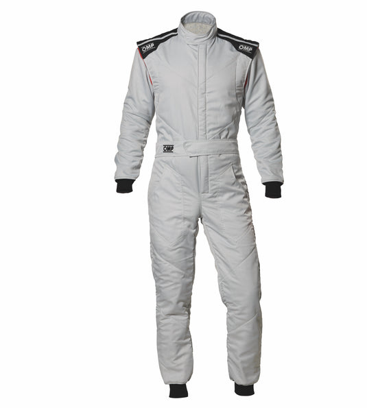 Tuta OMP First-S Grigio Argento (FIA 8856-2018)
