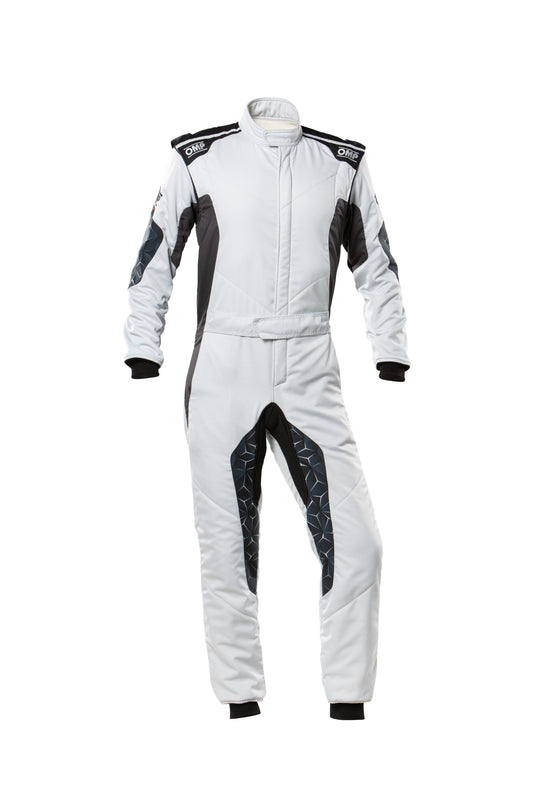 Tuta OMP Tecnica Hybrid Grigio / Nero (FIA 8856-2018)