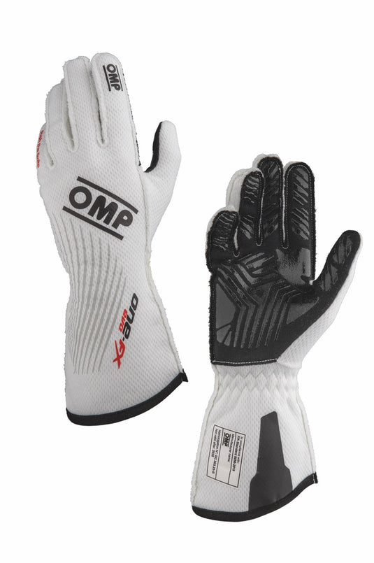 Guanti OMP ONE EVO FX Bianco (FIA)