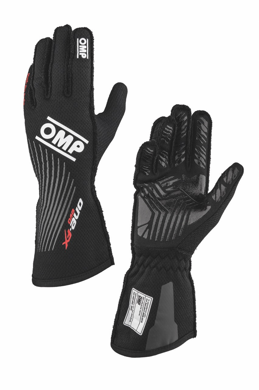 Guanti OMP ONE EVO FX Nero (FIA)
